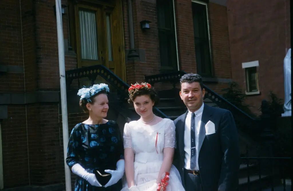 Vee, Pat and Tom Connors June 1958